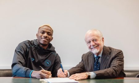 Napoli's Super Eagles striker, Victor James Osimhen, has committed his future to Serie A side Napoli by signing a contract extension.