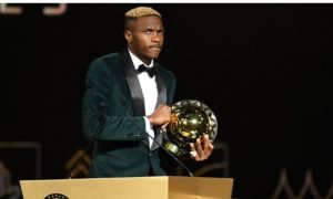 Nigerian striker, Victor Osimhen has hailed his former coach, Emmanuel Amunike after clinching the 2023 CAF Men's Player of the year Award In Morocco on Monday