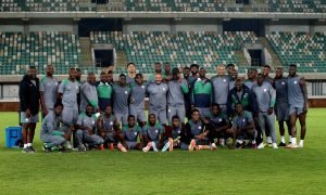 Nigeria's Super Eagles team, coaches and staff