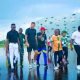 Super Eagles vice-captain and AFCON 2023 MVP William Troost-Ekong attended the opening of the 2024 Africa Academy Stars tournament in Uyo