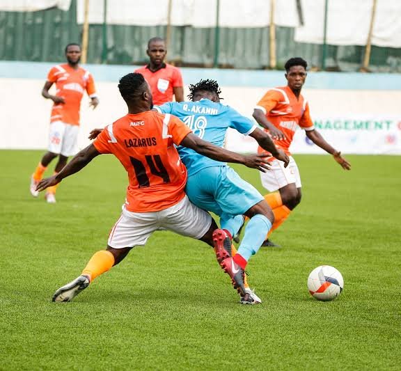 Remo Stars shocked Akwa United with a 2-1 victory at the Nest of Champions, intensifying the relegation fears for the struggling Akwa United.