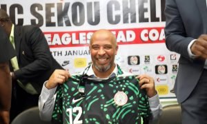 Eric Chelle and his assistants are in England to hold talks with Super Eagles players as preparations for the 2026 FIFA World Cup qualifiers.
