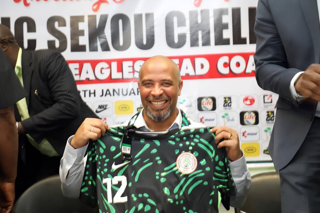Eric Chelle and his assistants are in England to hold talks with Super Eagles players as preparations for the 2026 FIFA World Cup qualifiers.