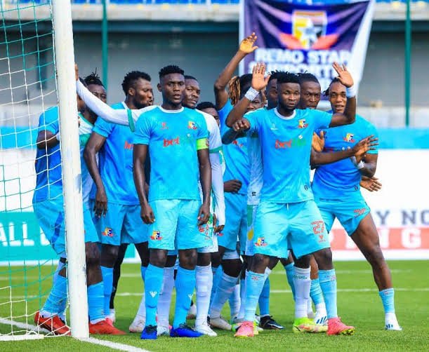 Remo stars defeated sunshine stars to continue their fine form in the NPFL with their 5th victory in a row and a League high 4th away win.