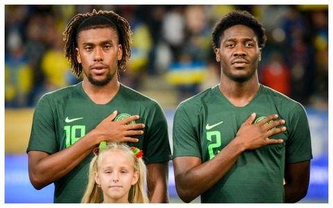 Ola Aina couldn't stop laughing after discovering he would be sharing a bed with teammate Alex Iwobi during Nigeria’s international duty.