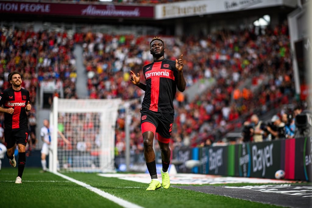 Super Eagles striker Victor Boniface played a pivotal role in Bayer Leverkusen’s 3-1 victory over Bochum at the BayArena on Friday.