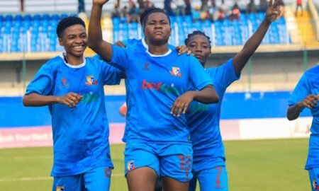 NWFL MD 8 saw Robo Queens dominate Benue Queens with an 8-1 thrashing, while Rivers Angels edge Ibom Angels in a tense derby.