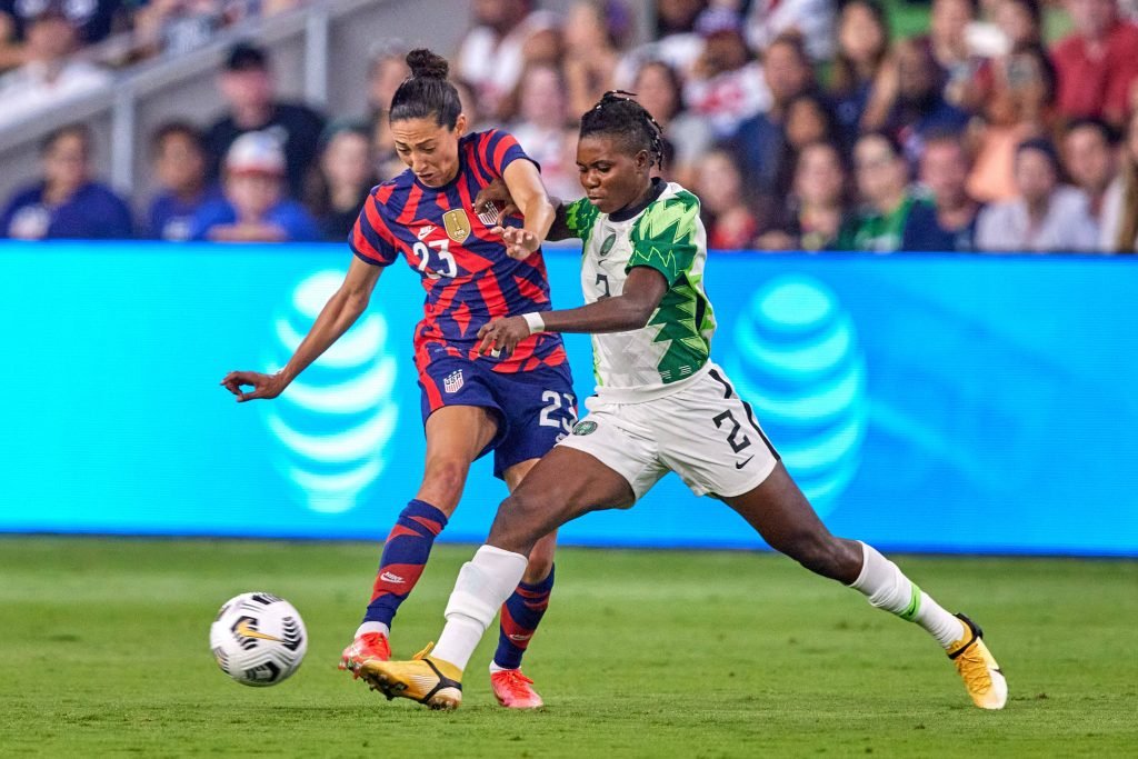 Super Falcons striker Gift Monday has completed a move to the United States, signing a three-year contract with Washington Spirit.