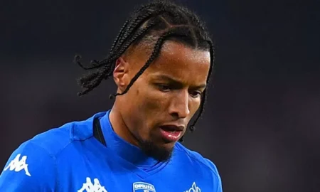 Super Eagles defender Tyronne Ebuehi makes his long-awaited return to Empoli after 13 months out with injury.