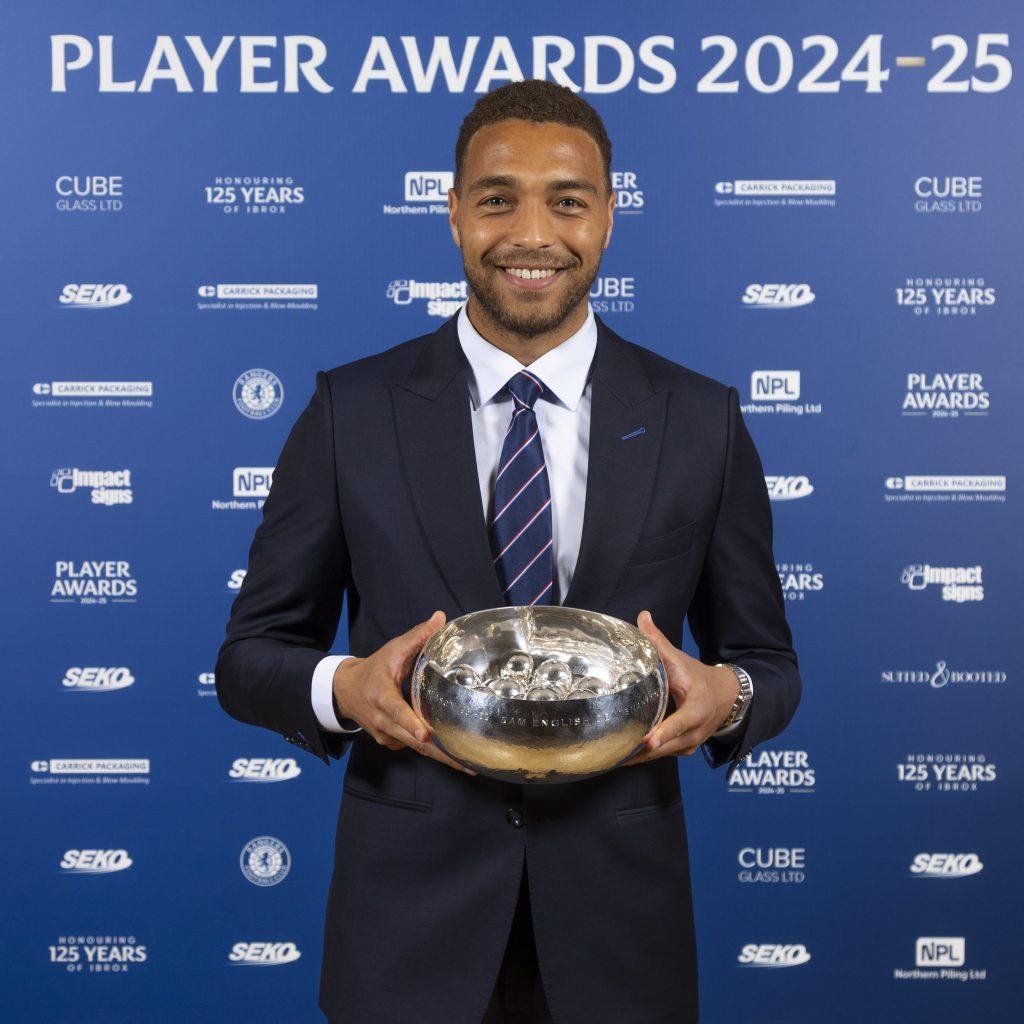 Cyriel Dessers has completed a remarkable personal turnaround, securing the Rangers Sam English Bowl award for the 2024/25 season.