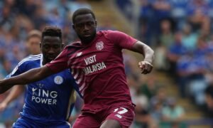 Jamilu Collins and his Cardiff City teammates have been relegated from the English Championship after their draw against West Brom