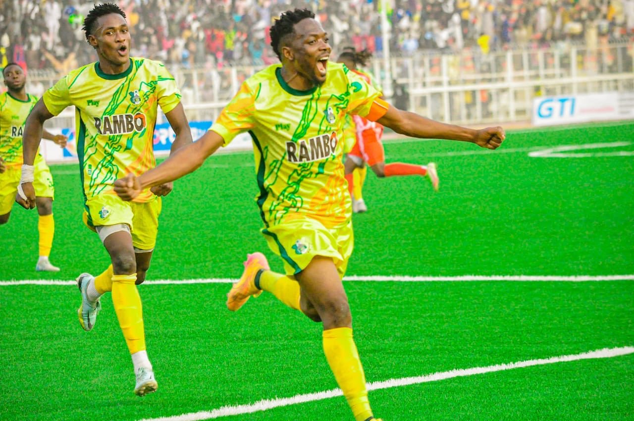 Kano Pillars defeat Rivers United to shake up the NPFL title race, with goals from Ahmed Musa and Rabiu Ali.