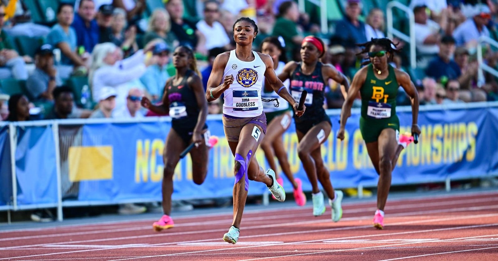 Favour Ofili, Kanyinsola Ajayi, and Godbless make history at the TJ Memorial, securing their spots for the 2025 World Athletics Championships