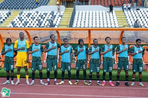 Flying Eagles to discover new 2025 U-20 AFCON group opponents after CAF redraw caused by host nation change from Ivory Coast to Egypt.