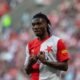 Igoh Ogbu could be out for several weeks after suffering a suspected adductor muscle tear in his groin, according to Slavia head coach.