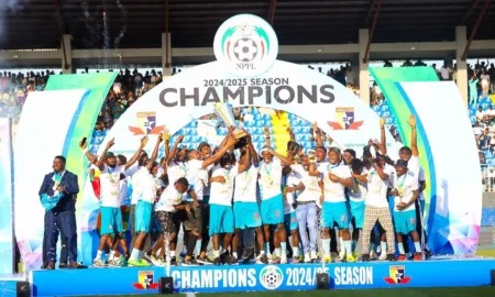 Remo Stars celebrated their NPFL title with a win as Rivers United and Abia Warriors fight for CAF spots, relegation heads race for final day