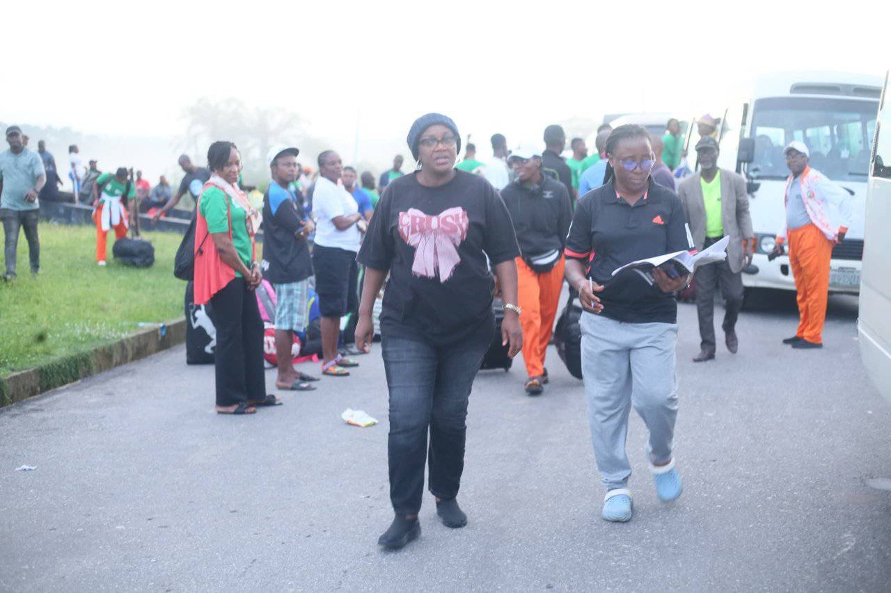 Governor Umo Eno urges the Akwa Ibom team to compete with pride and discipline as they head to the Gateway Games 2025 in Ogun State.
