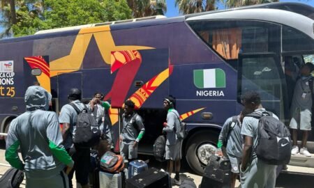 Flying Eagles arrive in Ismailia for their crucial U20 AFCON quarter-final clash against champions Senegal, with a World Cup ticket at stake.
