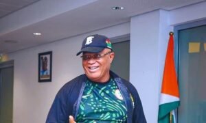 Governor Umo Eno urges the Akwa Ibom team to compete with pride and discipline as they head to the Gateway Games 2025 in Ogun State.