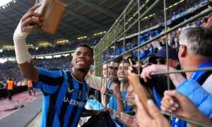 Raphael Onyedika played a crucial role in Club Brugge victory over Anderlecht in the Belgian Cup final, showcasing his midfield dominance.