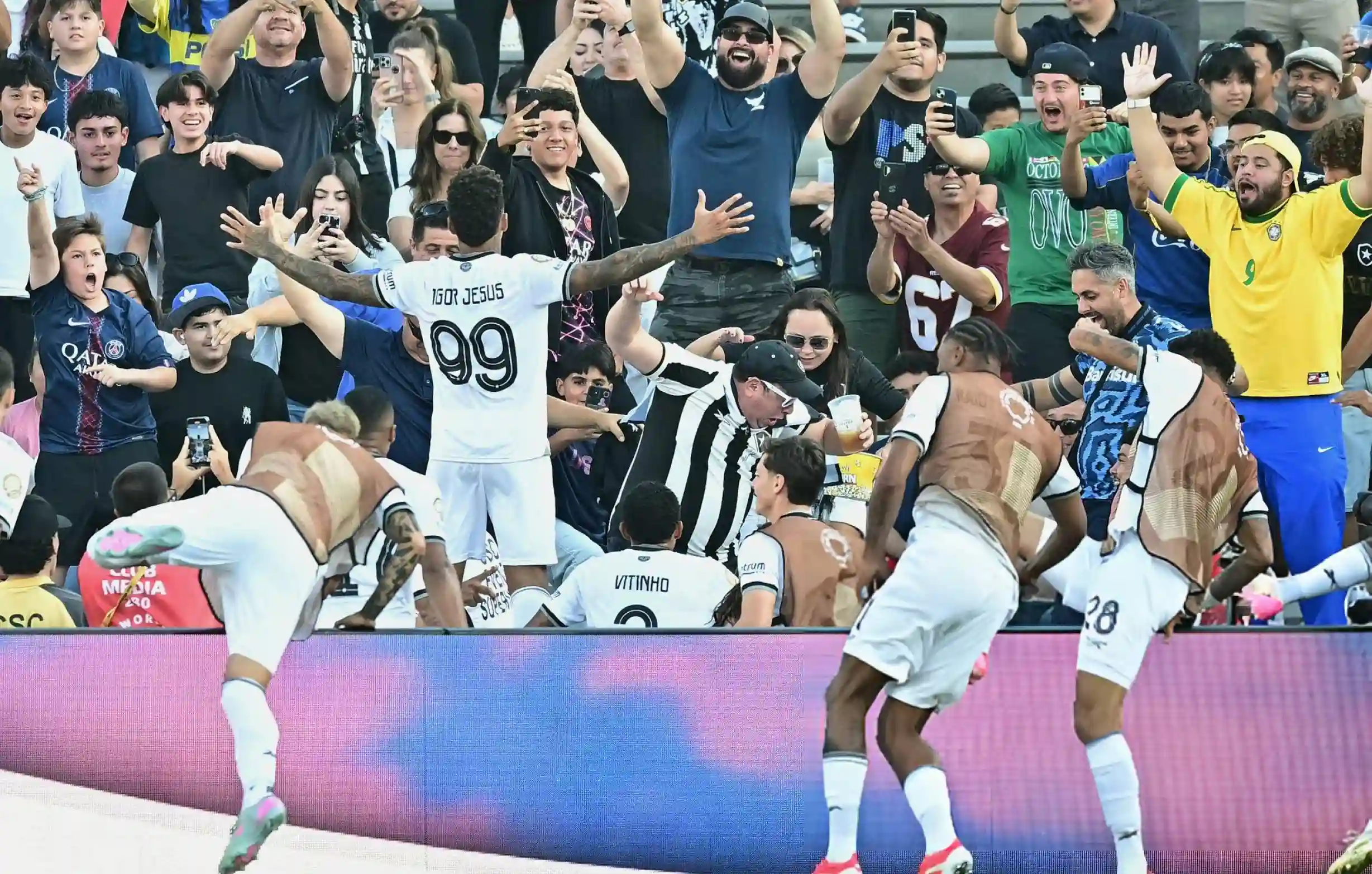 Botafogo stunned UCL winners Paris Saint-Germain at the Club World Cup with Igor Jesus scoring the winner in front of 53,699 fans.