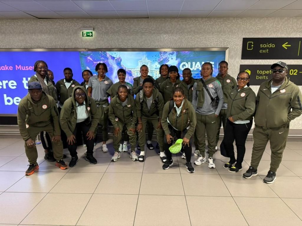 The Super Falcons land in Lisbon ahead of a crucial international friendly as part of their final build-up to WAFCON 2024.