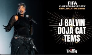 Nigerian artist Tems joins J Balvin and Doja Cat for FIFA’s first Club World Cup Final halftime show, blending global football and music
