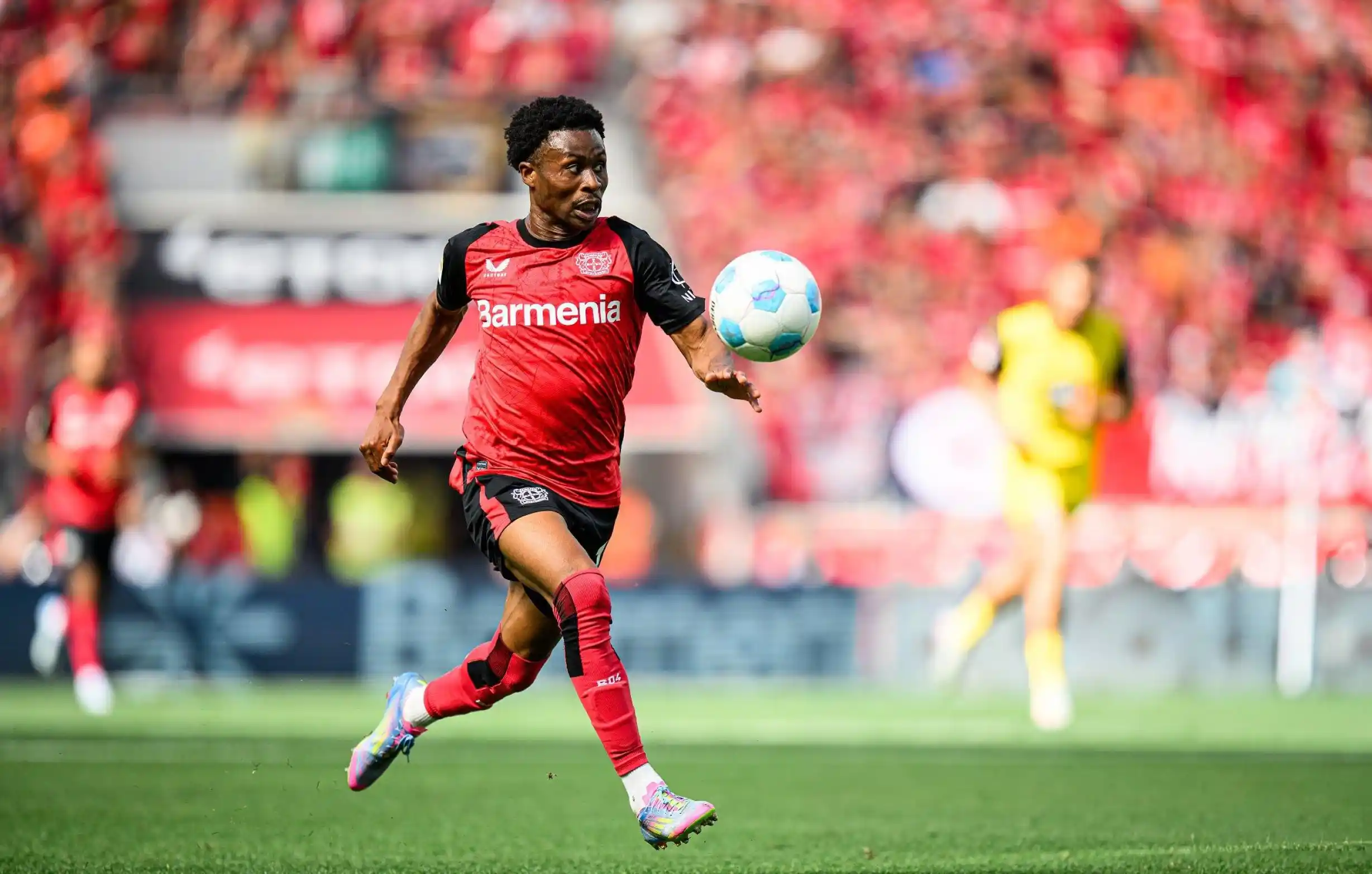 Nathan Tella says he’s excited to work under Erik ten Hag at Bayer Leverkusen and reflecting on a season of near-misses for the German club.