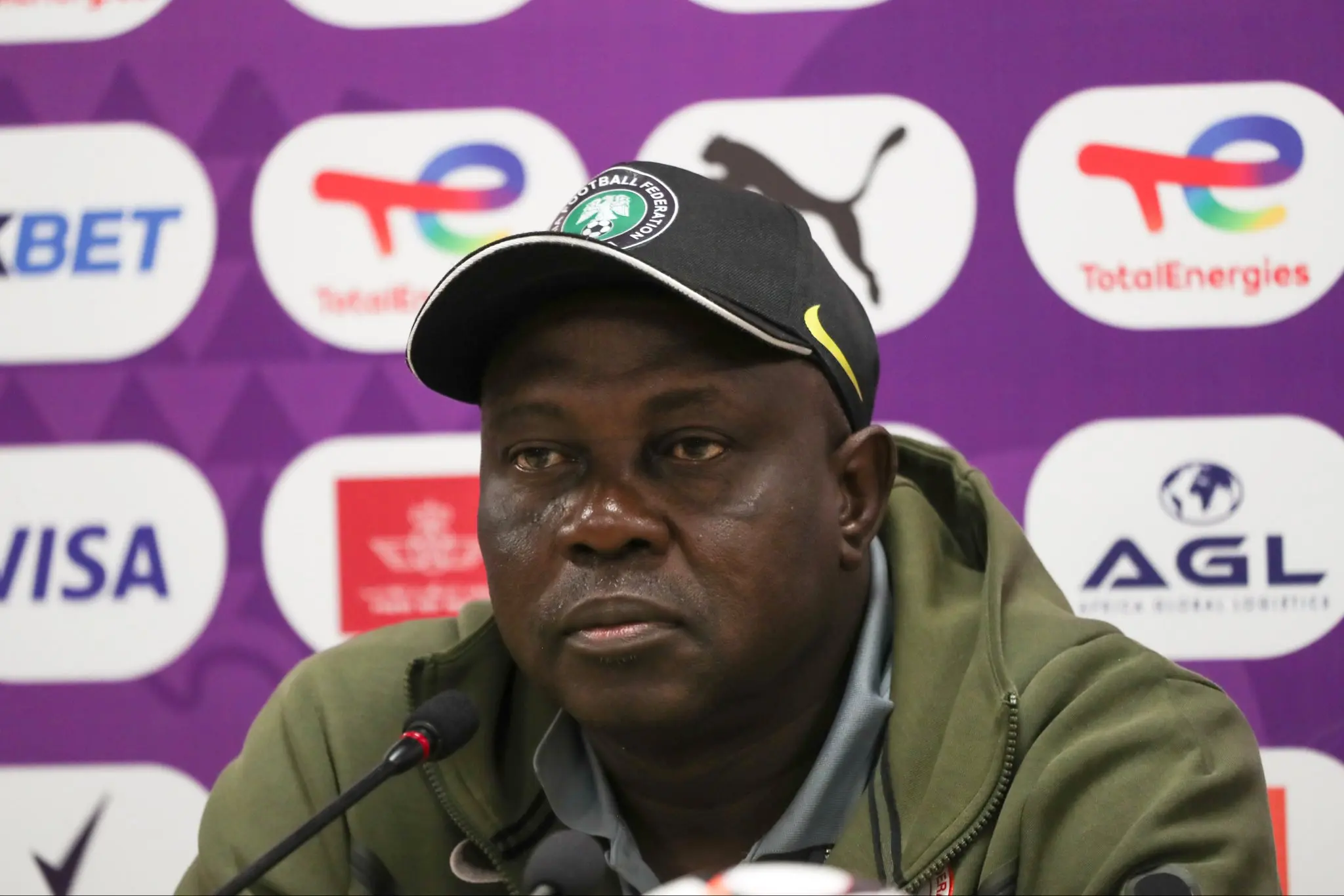 Nigeria head coach Justine Madugu lauds Super Falcons’ belief and composure in tense semi-final win over South Africa to reach the final.