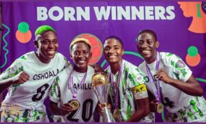 Super Falcons captain Rasheedat Ajibade calls for increased government support and investment in women’s football following WAFCON 2024 win.