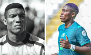 Asisat Oshoala tribute to Peter Rufai