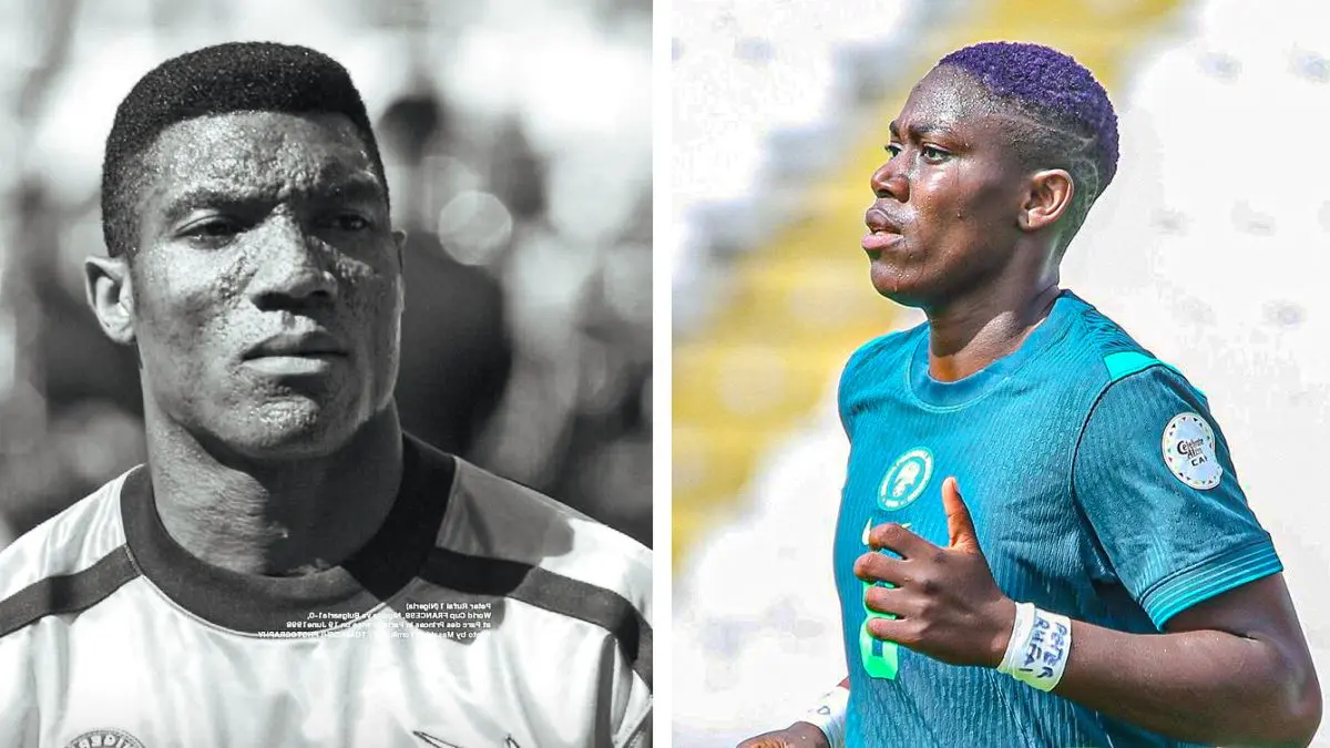 Asisat Oshoala tribute to Peter Rufai