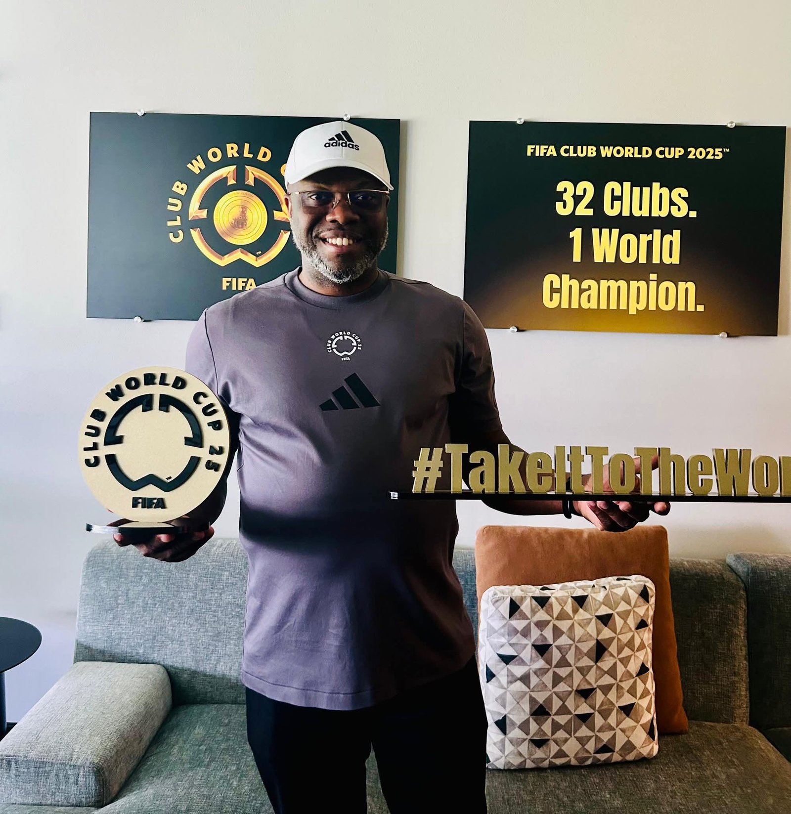 CAF Head Of Safety & Security Christian Emeruwa marks 10 consecutive FIFA finals after serving at the 2025 FIFA Club World Cup.