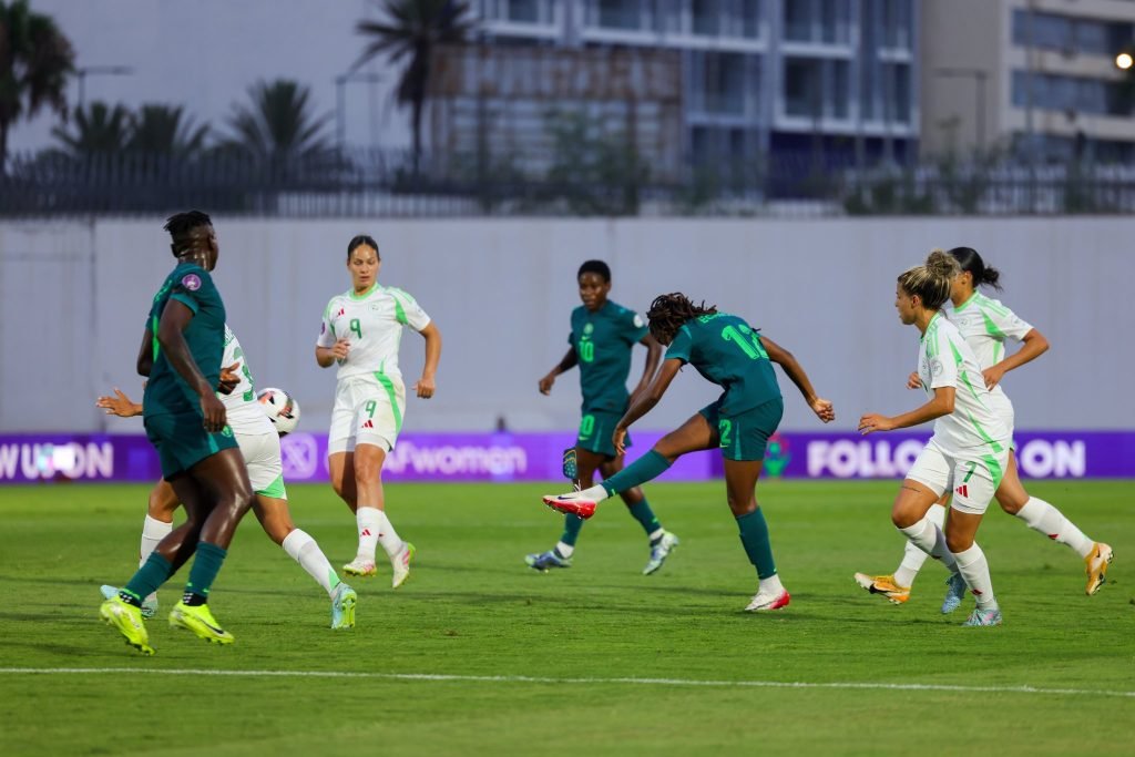 Nigeria's Super Falcons were held to a goalless draw by Algeria in their final WAFCON 2024 group match but still finished top of Group b.