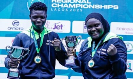 Nigeria dominate 2025 ITTF West Africa Championship as Kuti and Ojomu clinch singles titles in a clean sweep of all gold medals.