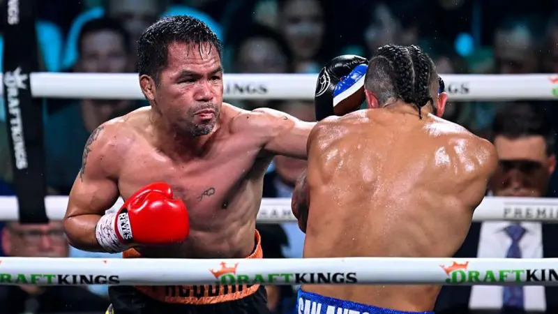 Manny Pacquiao draws with on his return to boxing, The 46-year-old also opens door to a potential Mayweather fight.