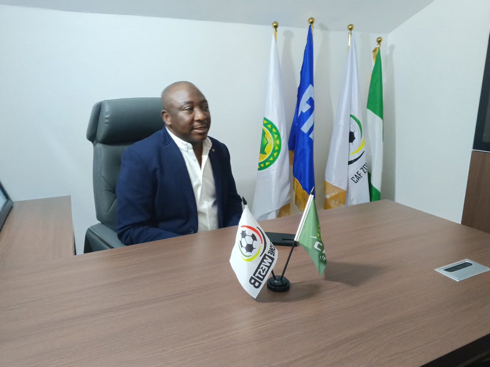 NFF President Ibrahim Gusau has officially assumed office as WAFU Zone B President, succeeding Ghana’s Kurt Okraku