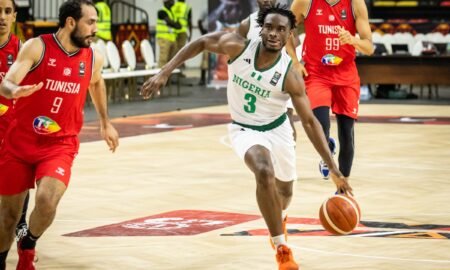 Nigeria’s D’Tigers powered past defending champions Tunisia 87-66 to reach the Afrobasket 2025 quarter-finals with a game to spare.