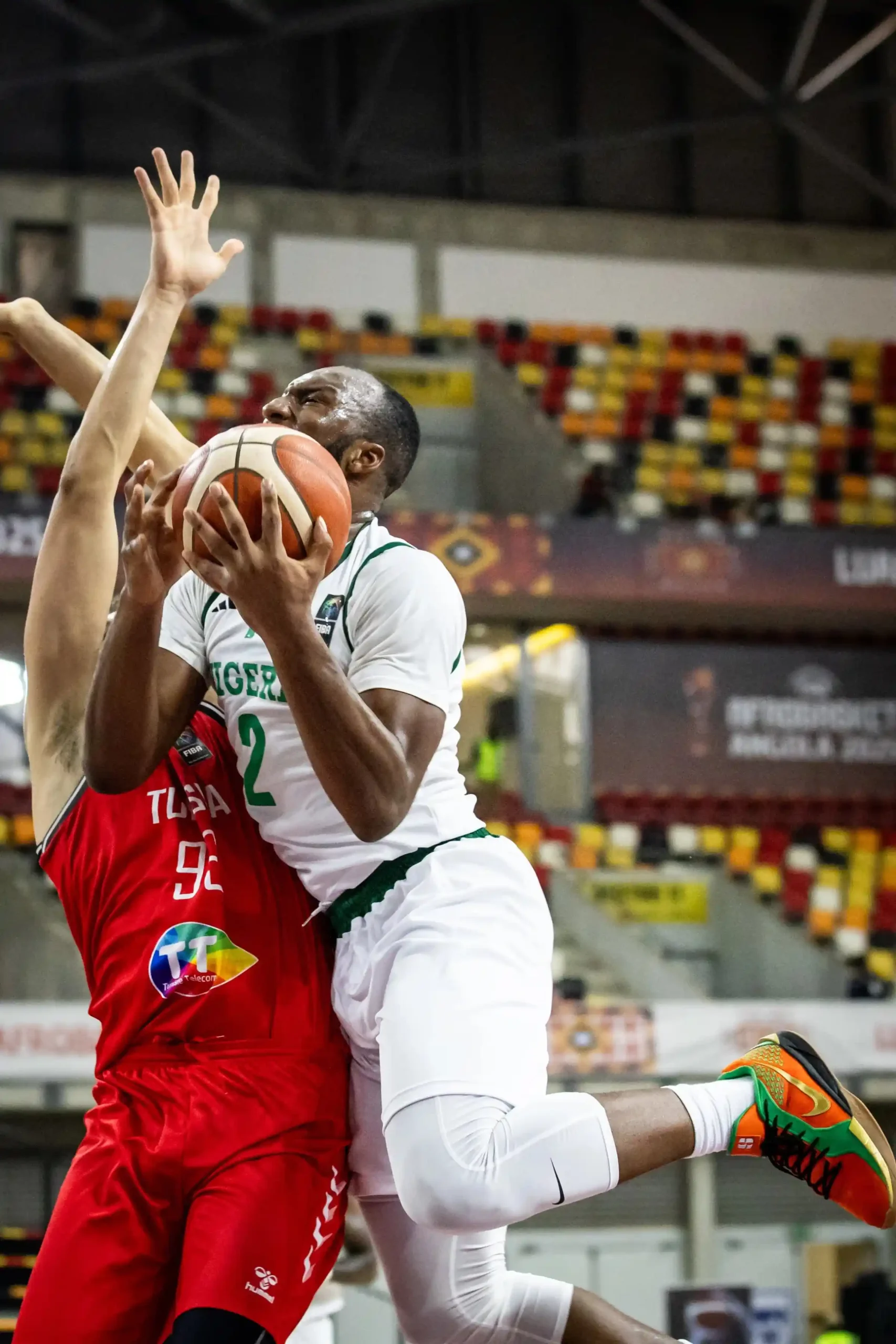 Nigeria’s D’Tigers powered past defending champions Tunisia 87-66 to reach the Afrobasket 2025 quarter-finals with a game to spare. 