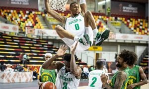 Nigeria’s D’Tigers beat Cameroon 101-92 to top Group B at Afrobasket 2025, completing a perfect run into the quarter-finals.