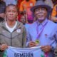 Super Falcons star Tosin Demehin has been rewarded with cash and a house by the Ondo State Governor for her contribution to in WAFCON 2024