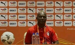 A distraught Eric Chelle admits costly errors as his Super Chickens crash out of CHAN 2024, conceding five goals without scoring.