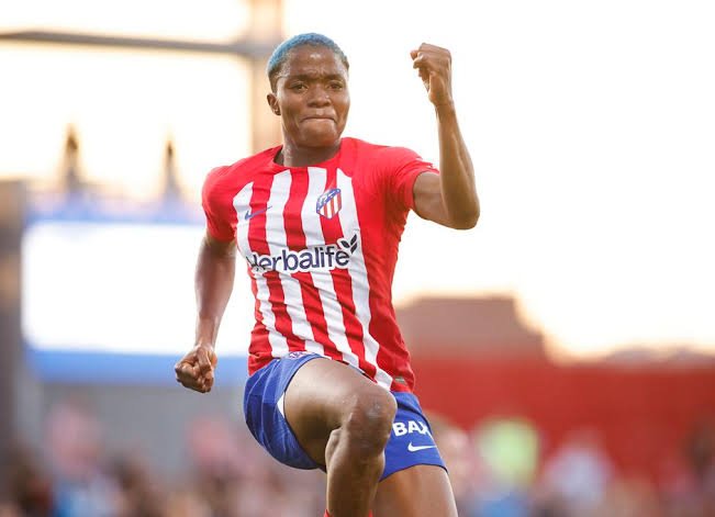 Super Falcons captain Rasheedat Ajibade is set to join French giants PSG after leaving Atlético Madrid, having led Nigeria to the WAFCON title.