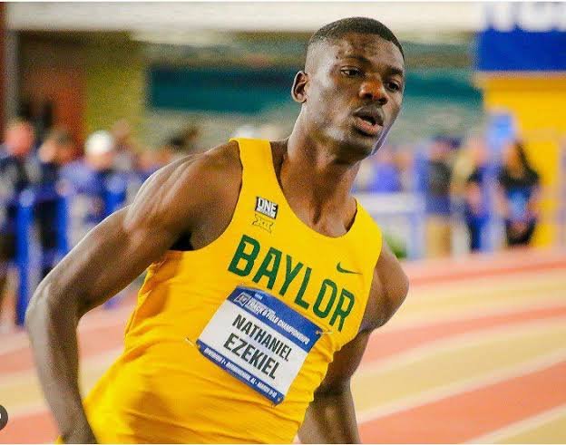 Ezekiel Nathaniel sets a new Nigerian record in the 400m hurdles at the Silesia Diamond League, finishing second behind Karsten Warholm.
