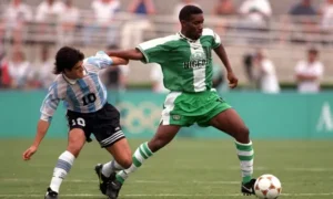 Okocha says Nigeria’s football decline began after 2002, urging structure, patience and belief as the Super Eagles chase World Cup place