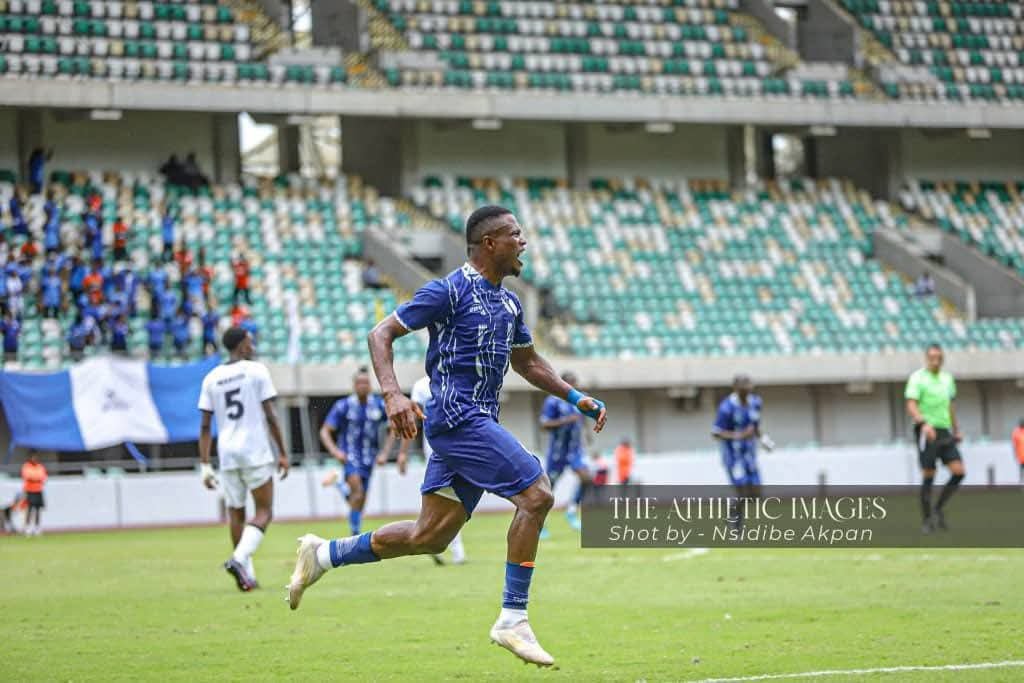 Finidi George recalls USA ’94 after Rivers United’s 1-0 win over Les Aigles sets up CAF Champions league clash with Mozambique’s Black Bulls.