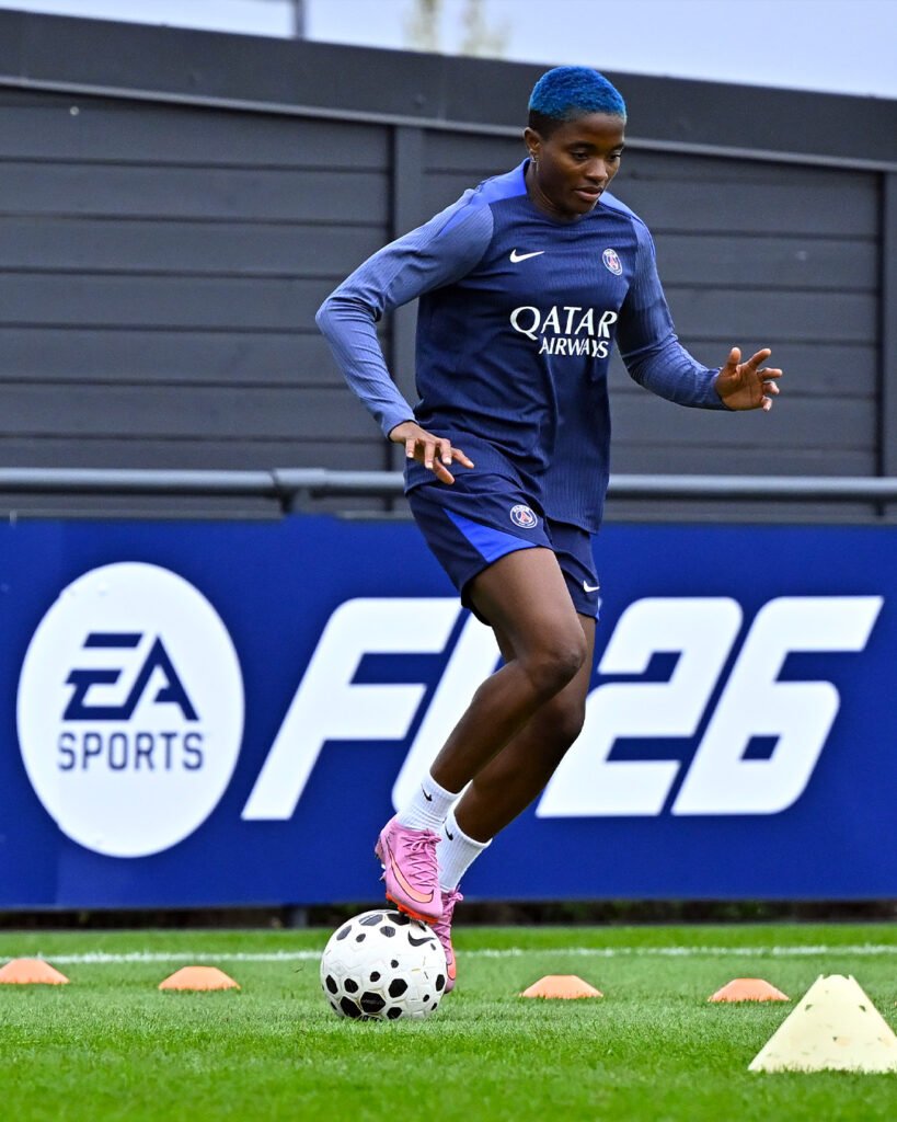 Super Falcons stars Rasheedat Ajibade and Jennifer Echegini featured as Paris Saint-Germain were held to a 1-1 draw by Lens