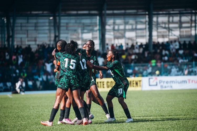 Nigeria’s Falconets swept Rwanda aside with a dominant win in Ibadan to move one step closer to the 2026 U20 Women’s World Cup in Poland.