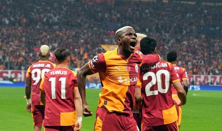 Besiktas coach Sergen Yalcın claims Victor Osimhen should have been sent off during Galatasaray’s tense  Istanbul derby win.