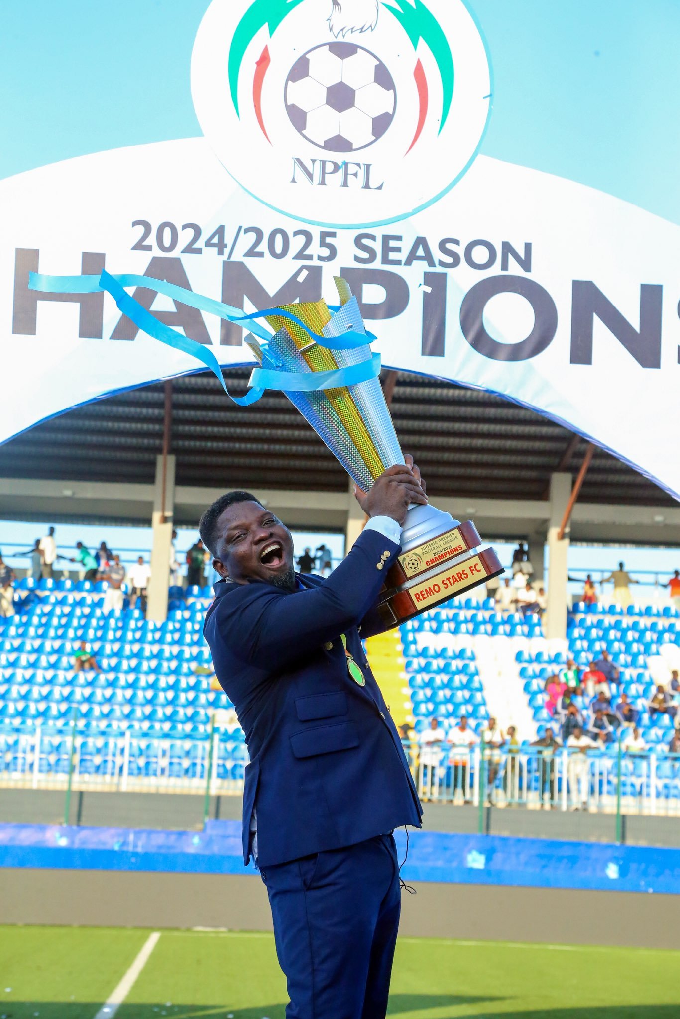 Remo Stars break silence on coach Daniel Ogunmodede amid rumours of resignation rocking the NPFL champions.